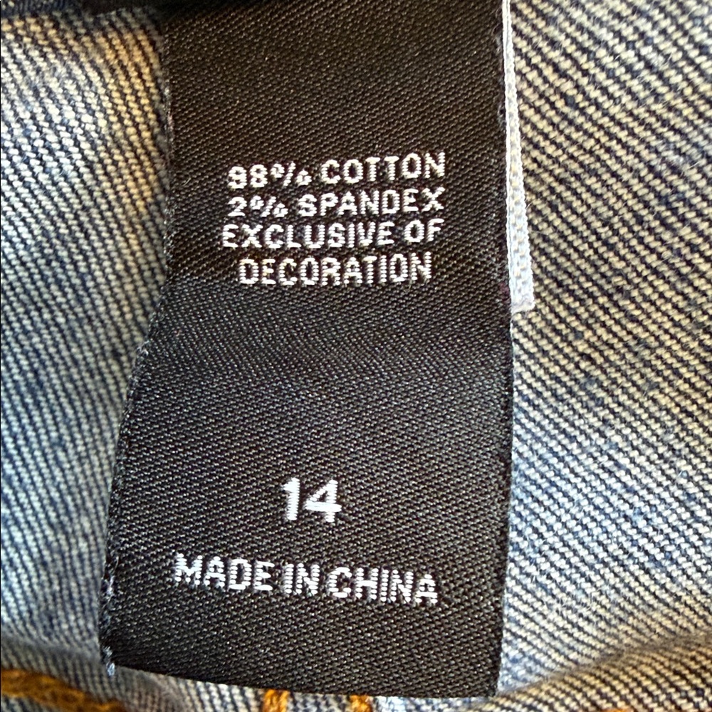 Disney Mickey Mouse Patchwork Boyfriend Jeans Siz… - image 7